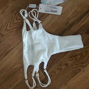 White Frankie’s swimsuit bottoms